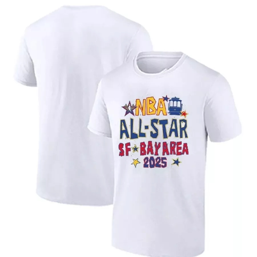 Men 2025 NBA all Star white T Shirt